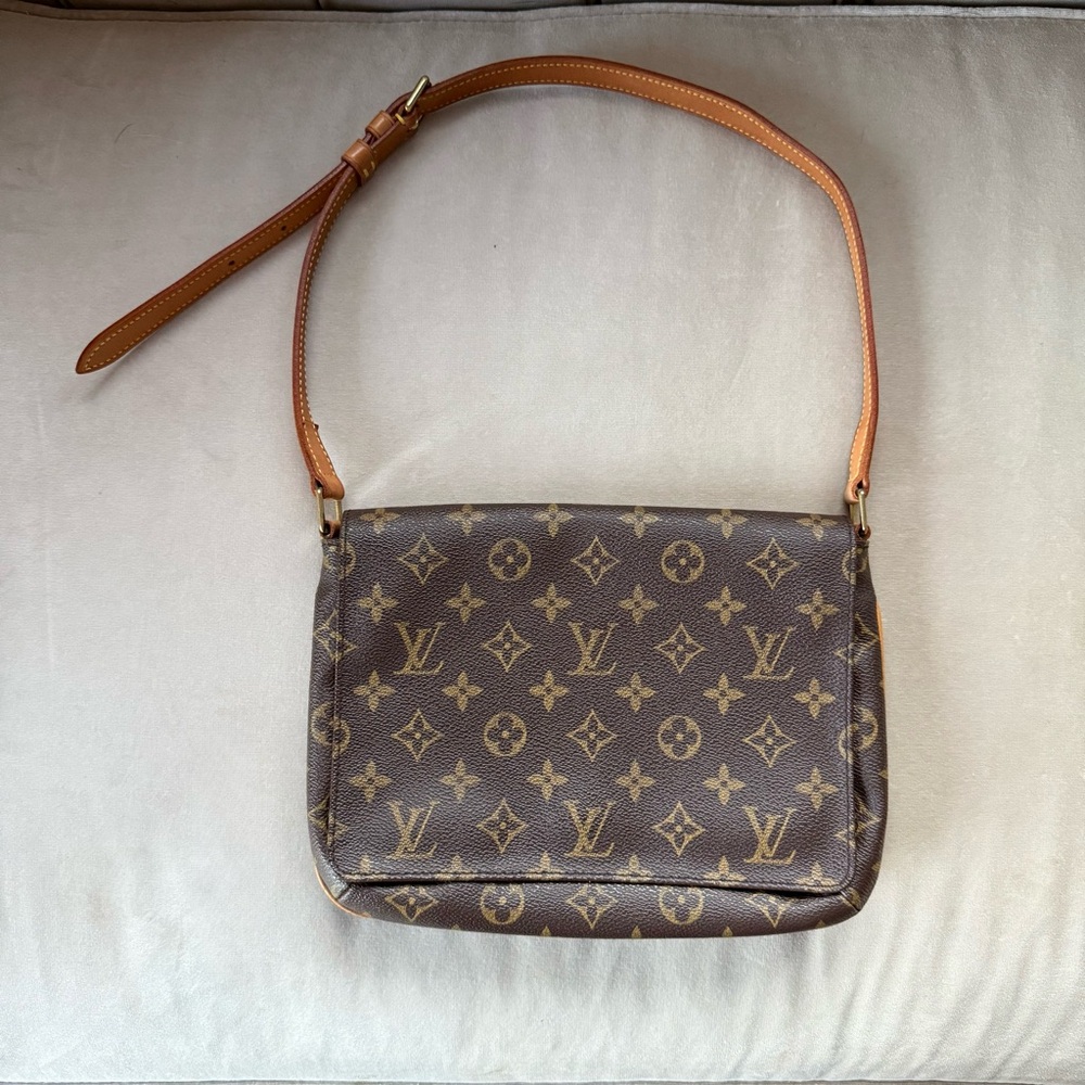LOUIS VUITTON Musette Tango Monogram Canvas Short Strap Shoulder Bag